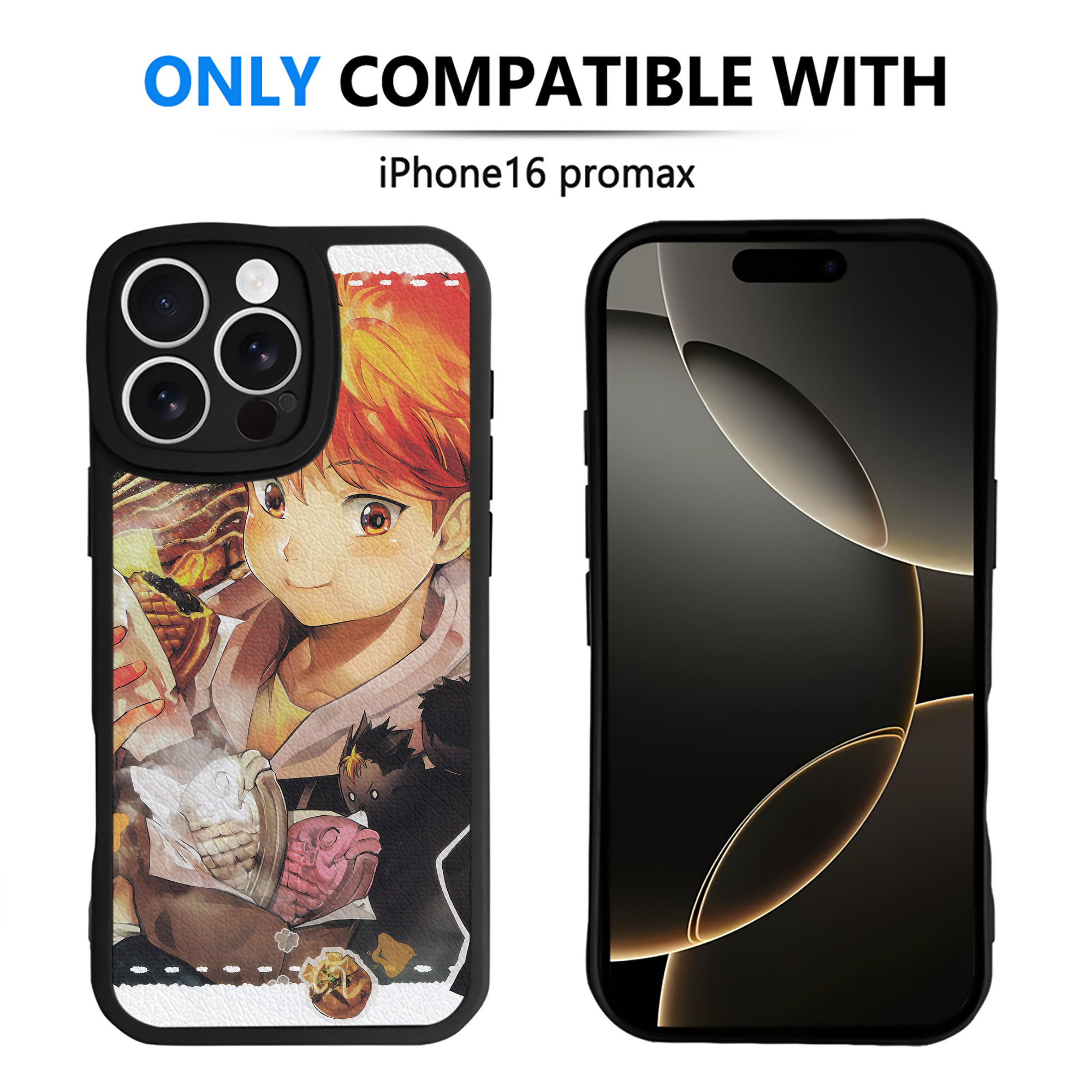 （画像用） ハイキュー!! Haikyu!! 【iPhone 16シリーズ対応】シリコンスマホケース（レザー調） 材質：シリコン